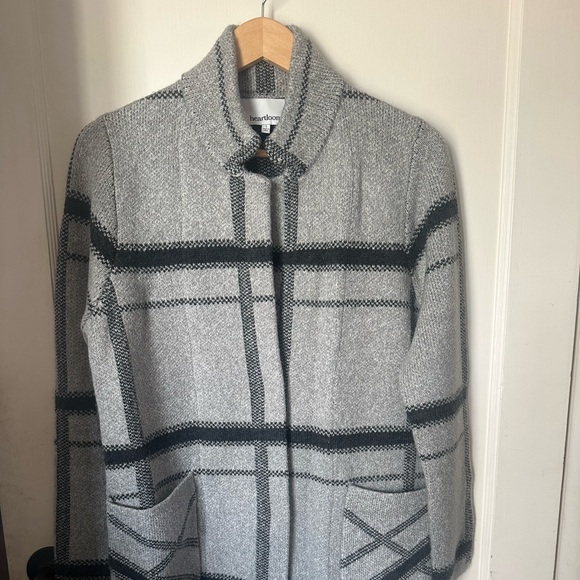 Heartloom Ezra Plaid Sweater Coat Jacket NEW sz S